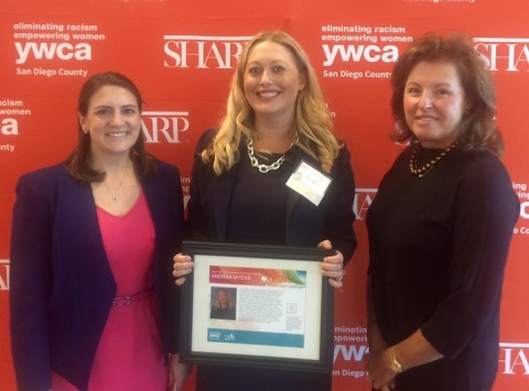 Andrea Myers Receives YWCA TWIN Award